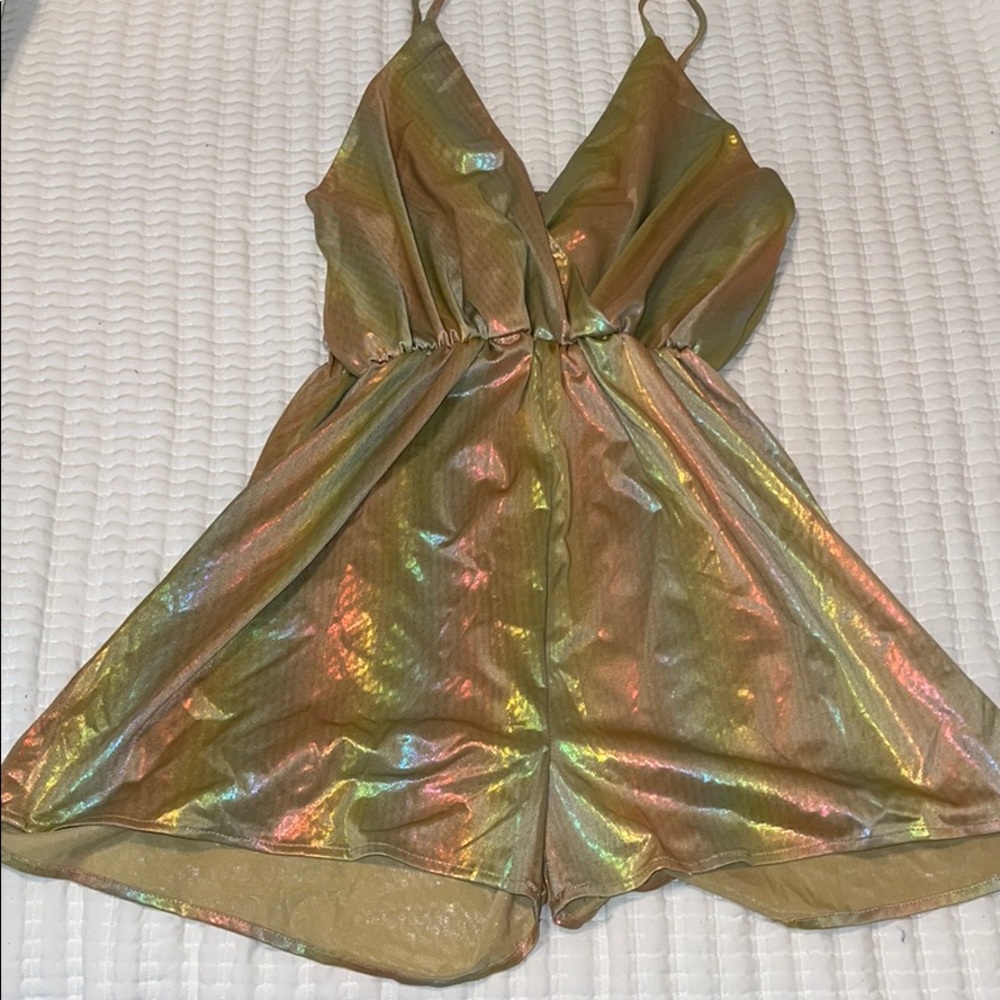 Rainbow romper